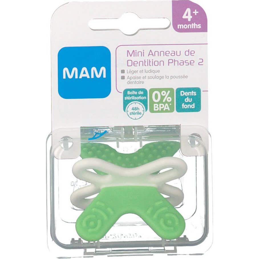Mam Mini Anneau De Dentition Phase 2 Boîte De Stérilisation Coloris Aléatoire