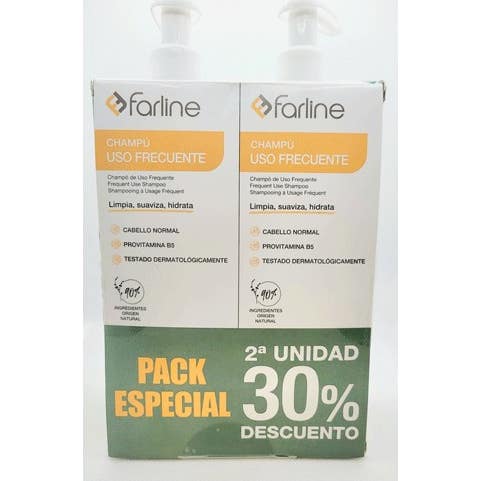 Farline Shampooing Fréquence 2x500ml