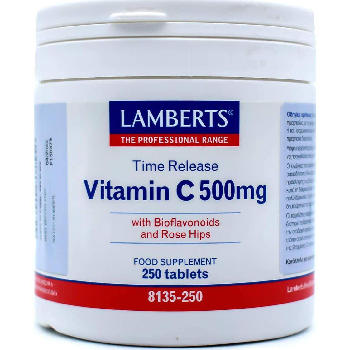 Lamberts Vit C 500 Mg 250 Comp 250 Comp