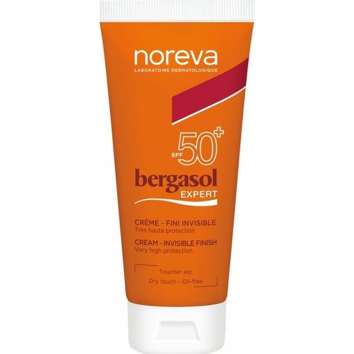 Noreva Bergasol Expert Crème Fini Invisible SPF50+ 50ml