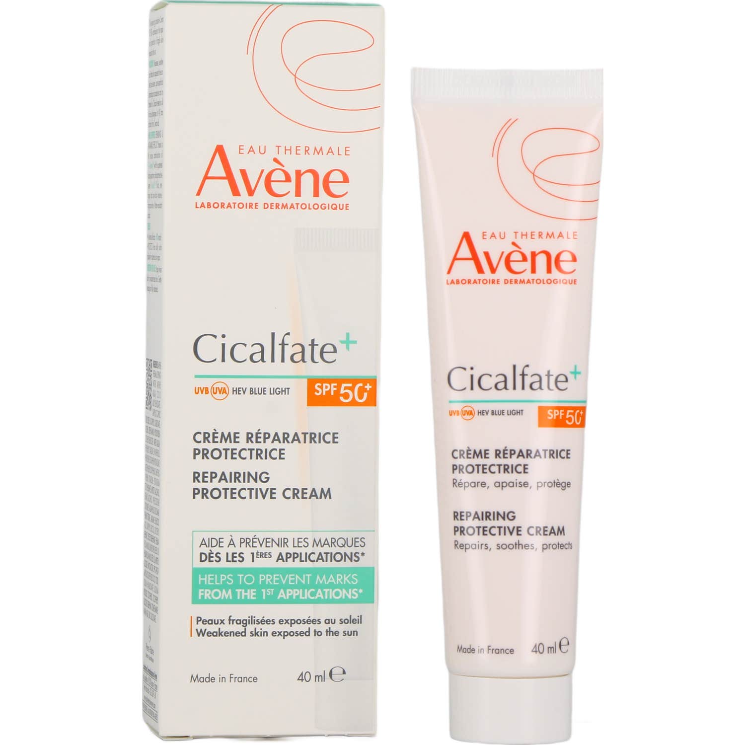 Avène Cicalfate Crème réparatrice protectrice SPF50 40 ml