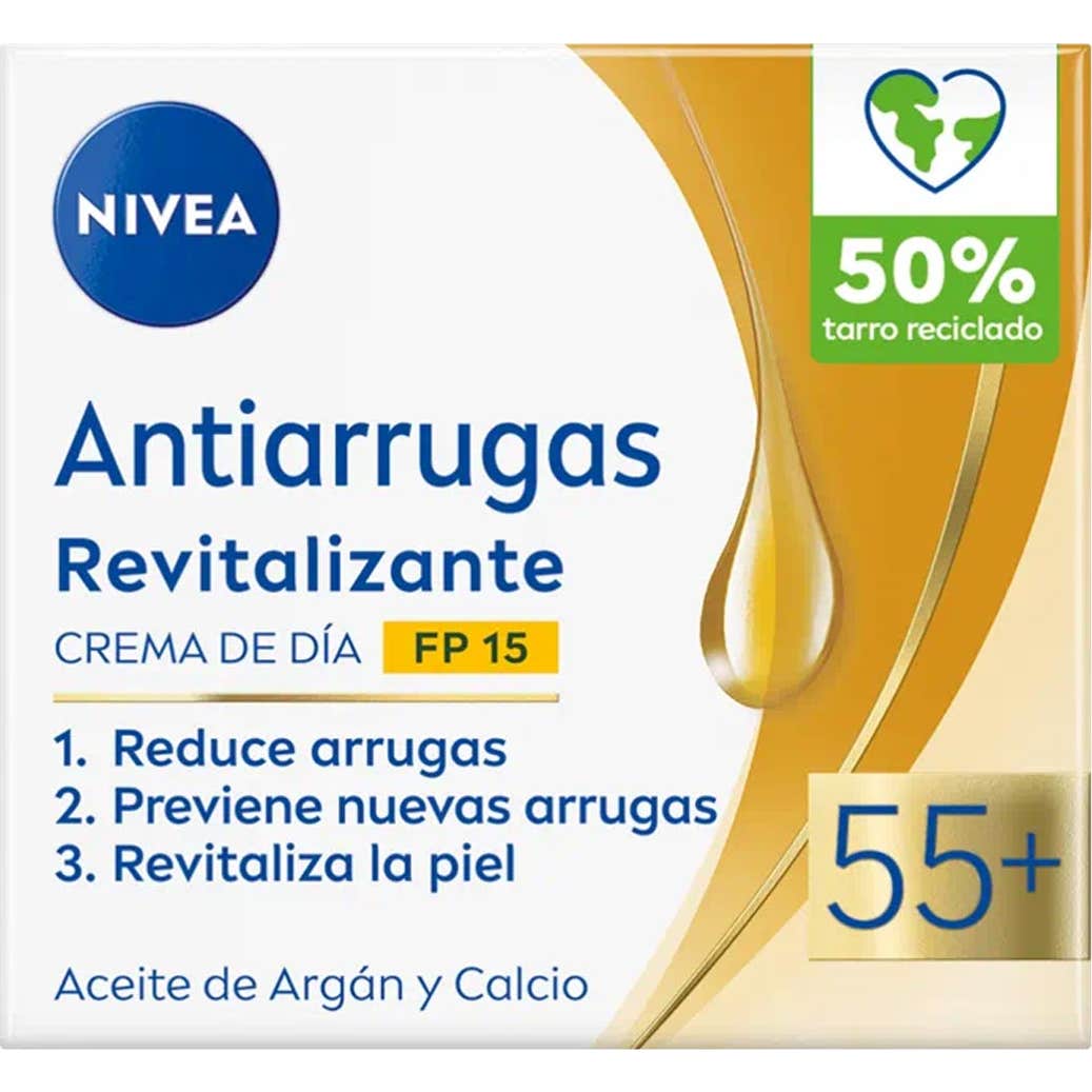 Nivea Antirides 55 Crème Revitalisant Jour Spf15 50ml