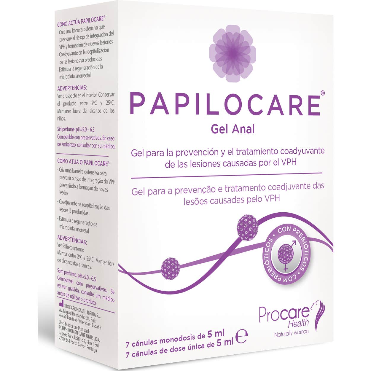 Papilocare Gel Anal 7x5ml