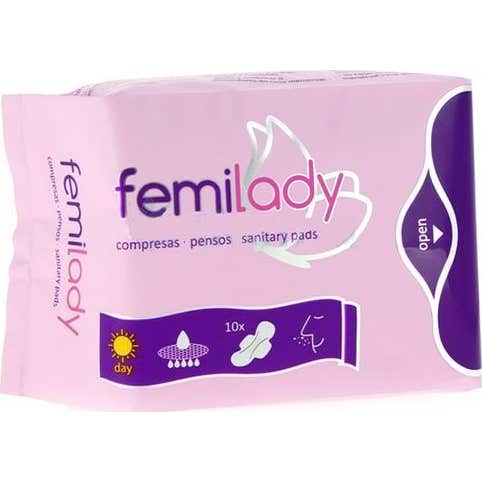 Silvestre Serviettes Hygiéniques Jour 8 Couches 10 Unités Femilady