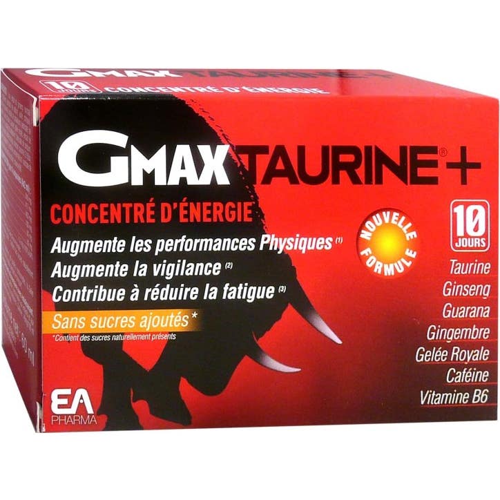 EA Pharma Gmax Taurine 30 ampoules