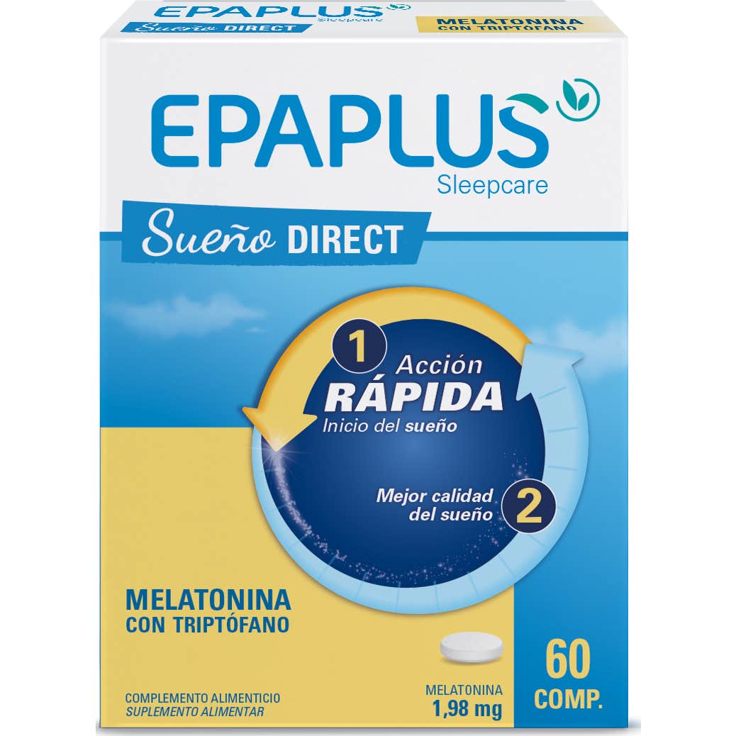 Epaplus Sleepcare Mélatonine avec tryptophane 60 comprimés