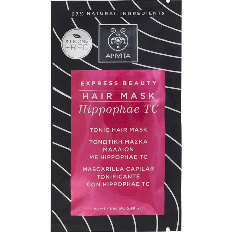 Apivita Masque Tonifiant pour Cheveux Faibles Hawthorn 20ml