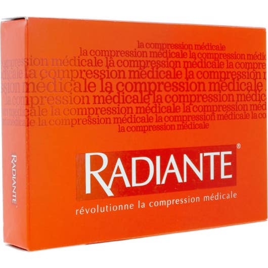 Radiante Ath 2 Bas Antiglisse Anti-Thrombose Blanc 2M 1 Paire