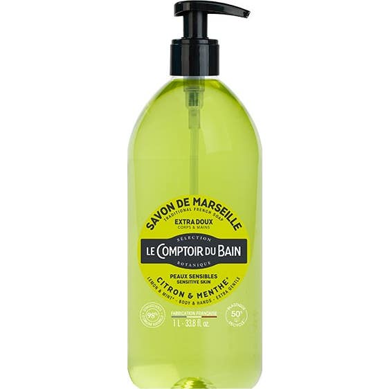 Le Comptoir du Bain Jabón Marsella Limón Menta 1L