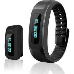 Visiomed Bewell Connect+ Tracker d'Activité et de Sommeil Noir