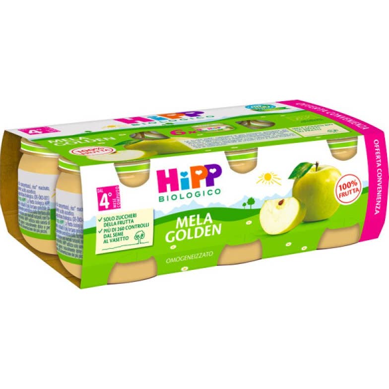 Hipp Bio Bouillie Pomme Golden 6x80g