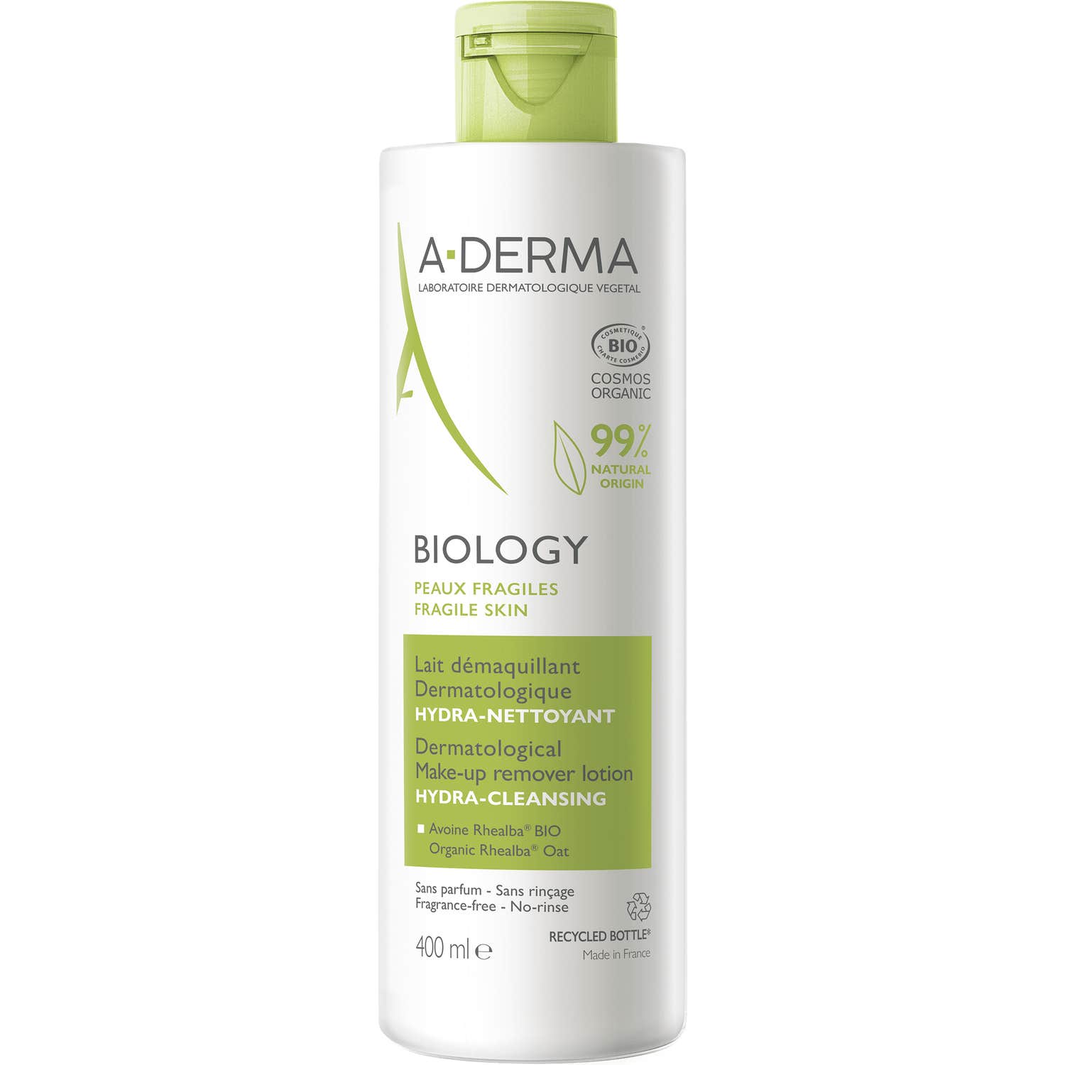 A-Derma Biology Lait Démaquillant 400ml
