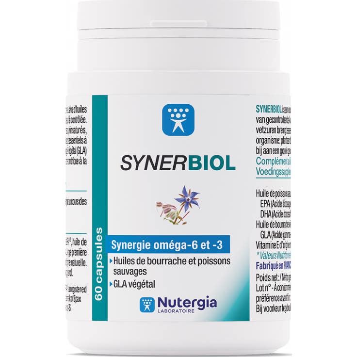 Synerbiol Oméga-3 Oméga-6 60caps