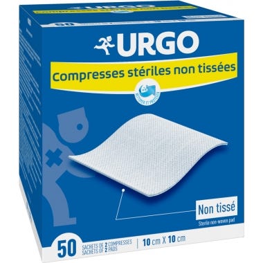 Urgo Gasas Estériles No Tejidas 10x10cm 50 Sobres