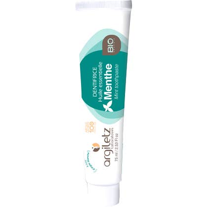 Argiletz dentifrice Menthe Bio 75mL
