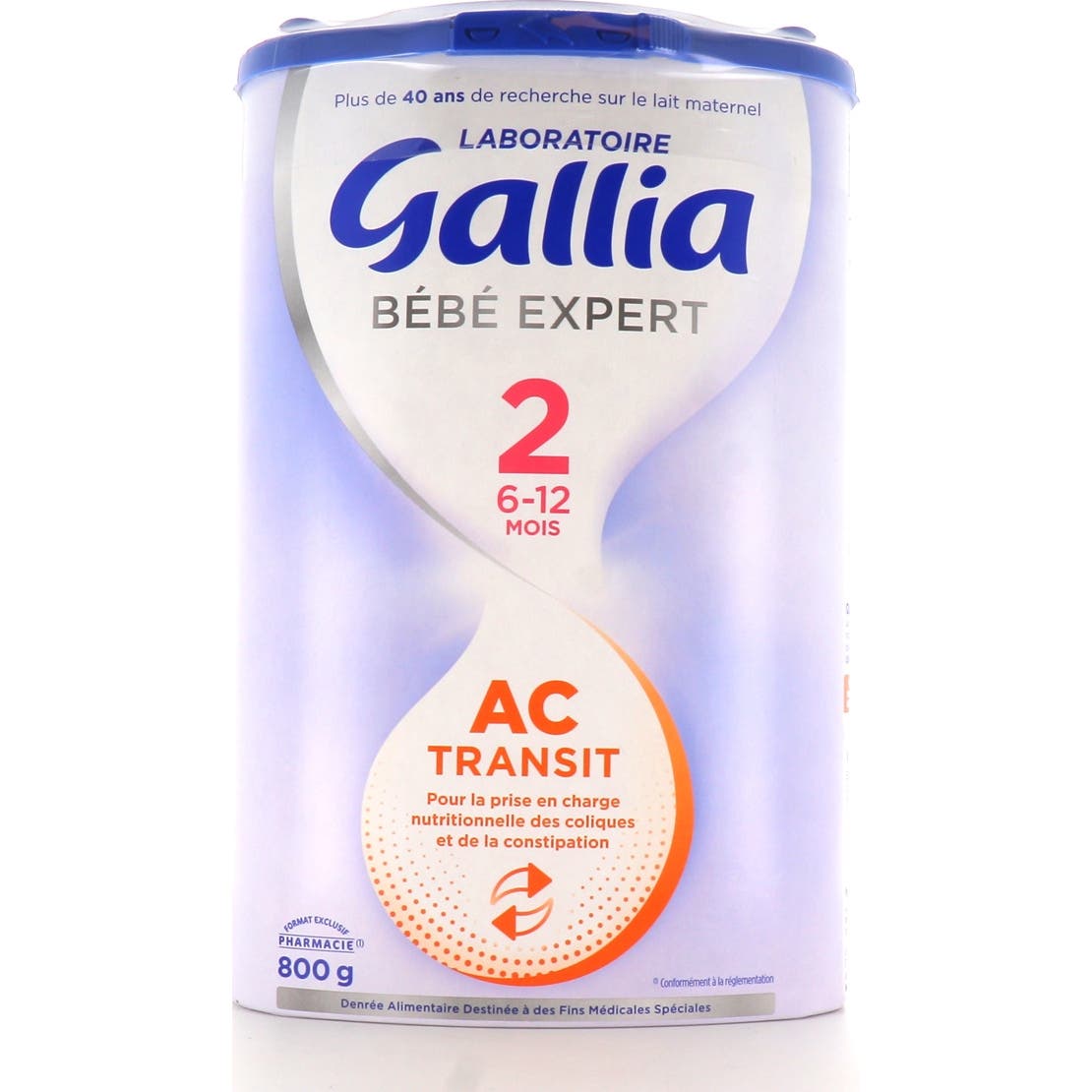 Gallia Bébé Expert 2ème Âge AC Transit 800g