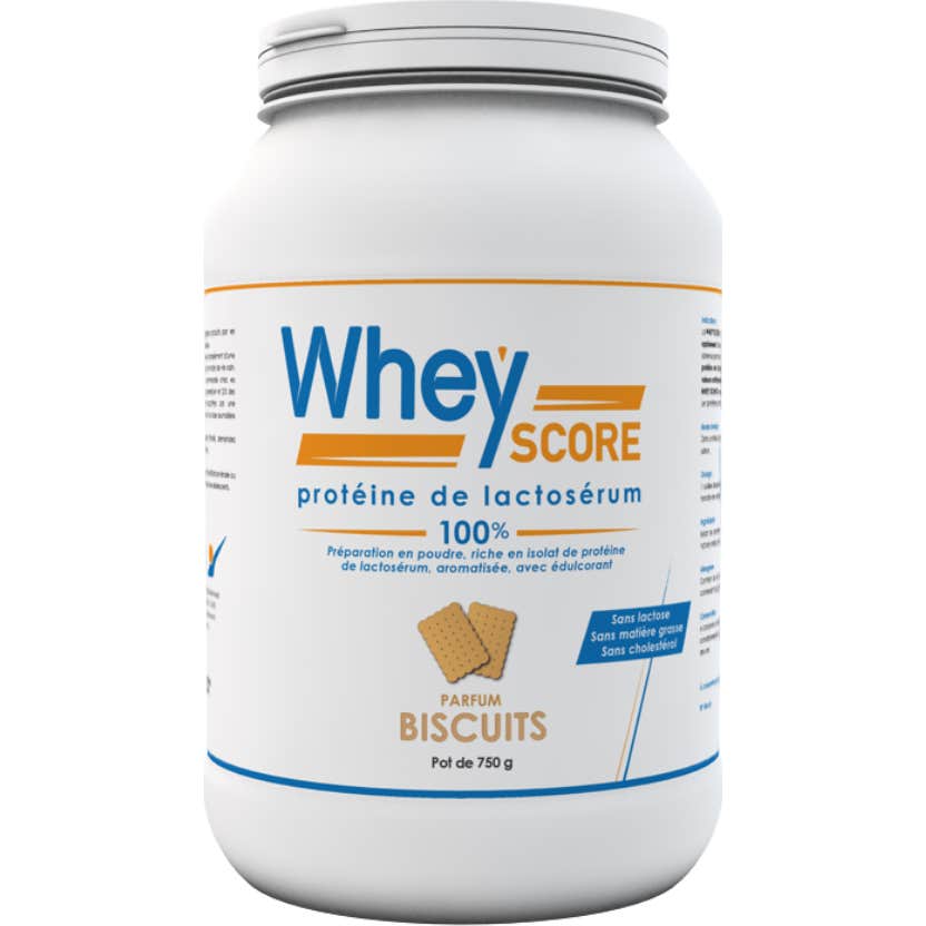 Hydrascore Whey' Score Protéine de Lactosérum Biscuits 750g