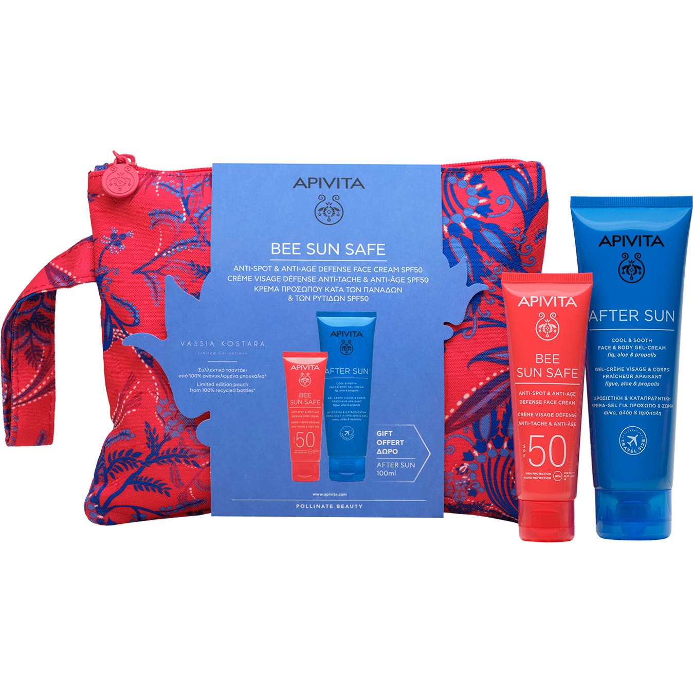 Apivita Bee Sun Safe Trousse Crème Anti-Âge SPF50 + Après-Soleil