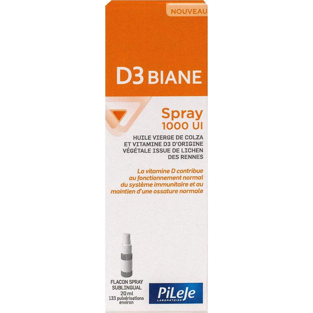 Pileje D3 Biane Spray 1000ui 20ml