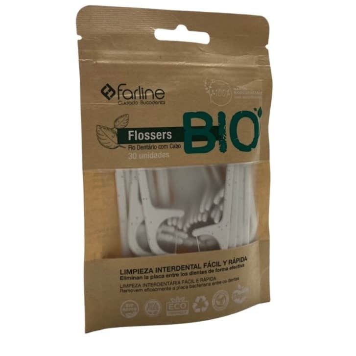 Farline Flossers Dentaires Bio 30uts