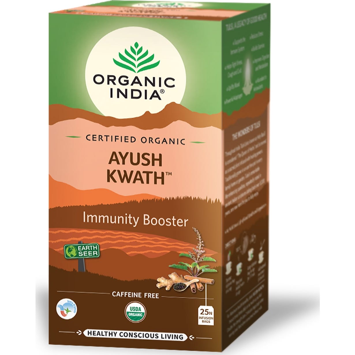 Noir Organic India Ayush Kwath Sachets Taille 25