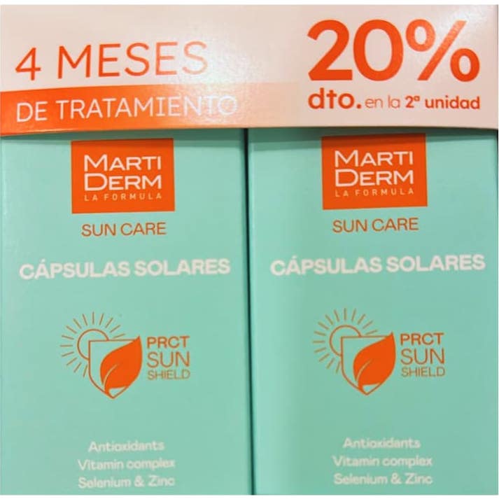 Martiderm Sun Care Capsules Solaires Pack 2x60caps