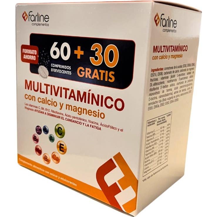 Farline Multivitamine Effervescents 90comp