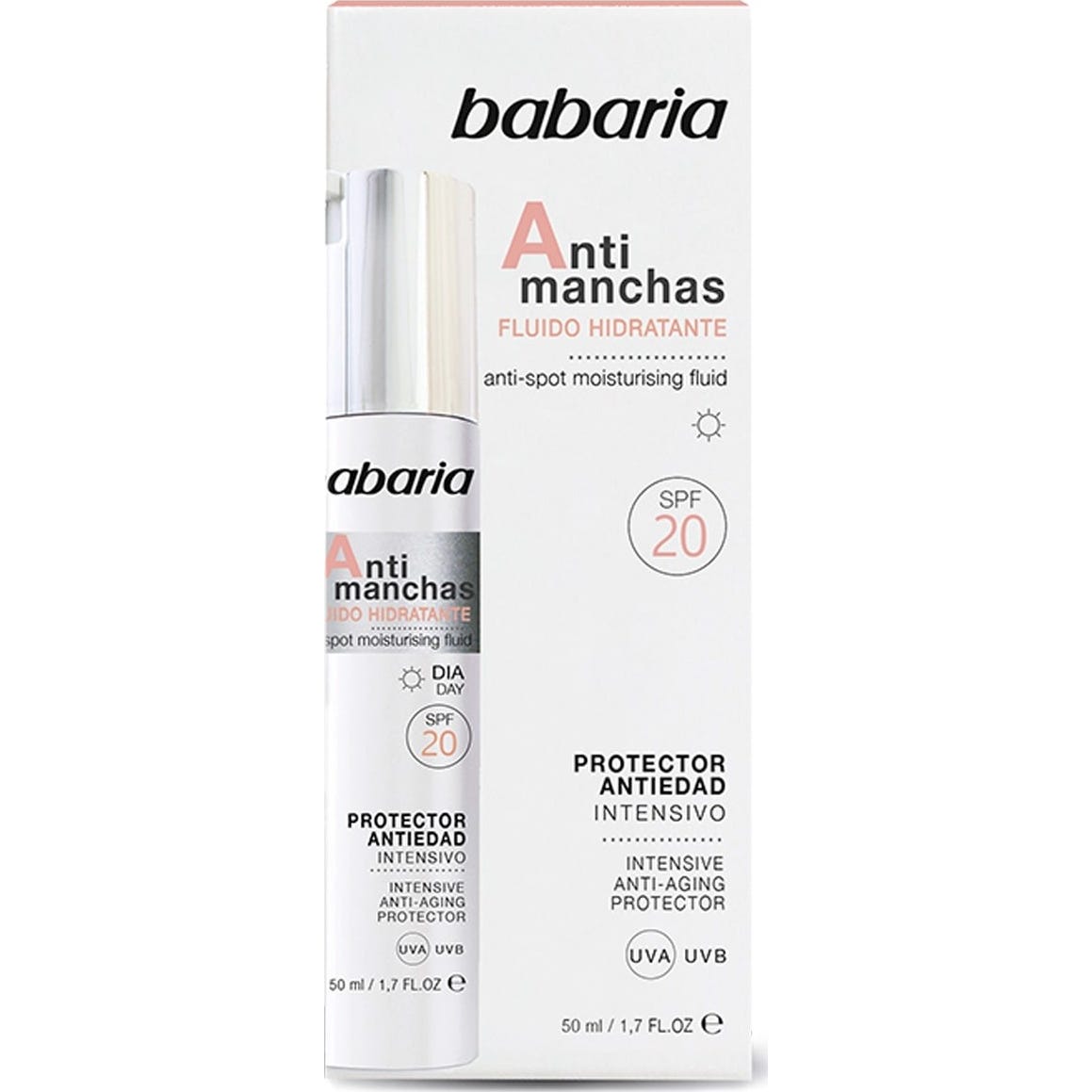 BABARIA  Anti Spot Moisturing Fluid Spf20 50ml Blanc
