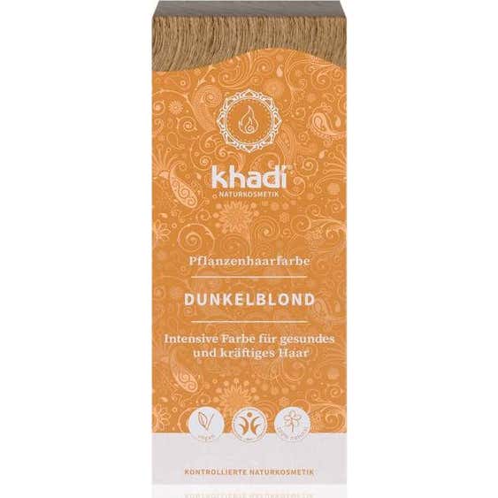 Khadi Couleur de cheveux blond foncé cendré 100% 100g