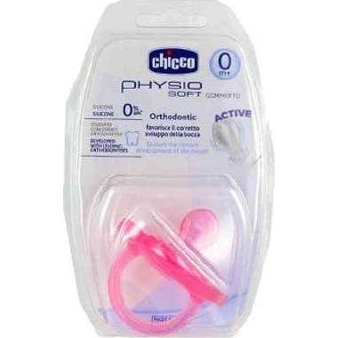 Sucette Chicco Baby Physio +0M rose 1 pc