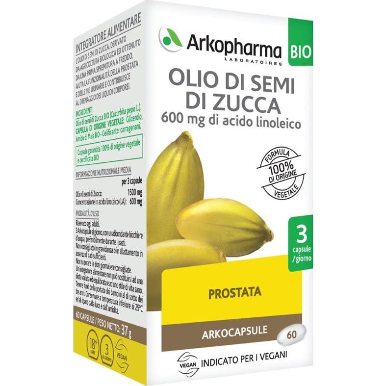 Arkopharma Arkogélules Huile Pépins de Courges 60caps