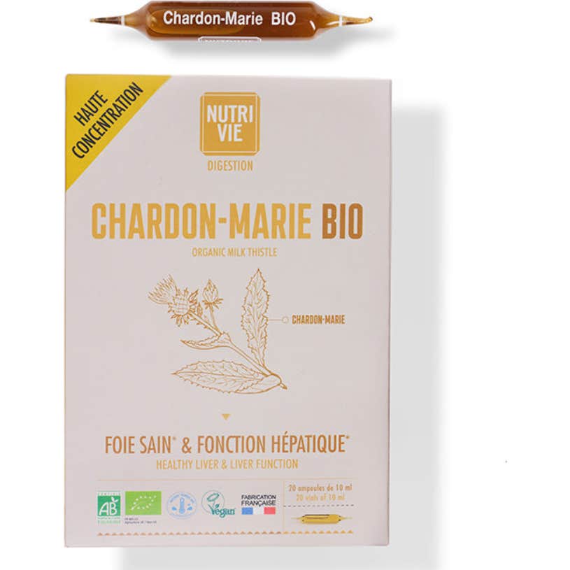 Nutrivie Ampoules Chardon-Marie Bio 20x15ml