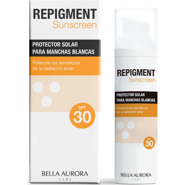 Bella Aurora Protector Solar Para Manchas Blancas Repigment Sunscreen SPF30 75 ml