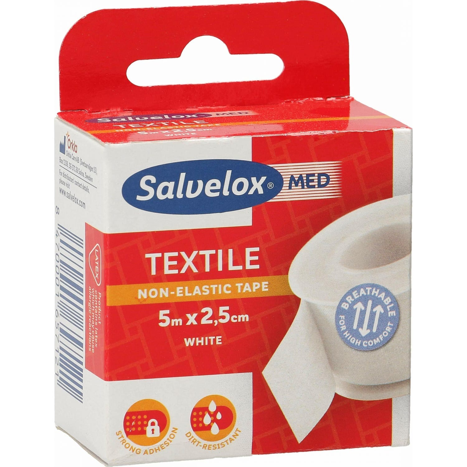 Salvelox ruban textile blanc 5mx2