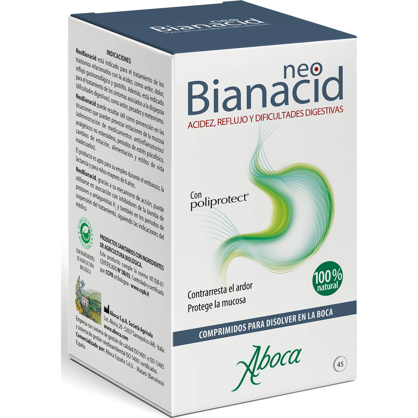 Aboca NeoBianacid 45 Comprimés