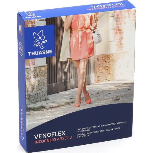 Thuasne Venoflex 2 Incognito Absolu Bas Cuisse Noir T2N 1 Paire