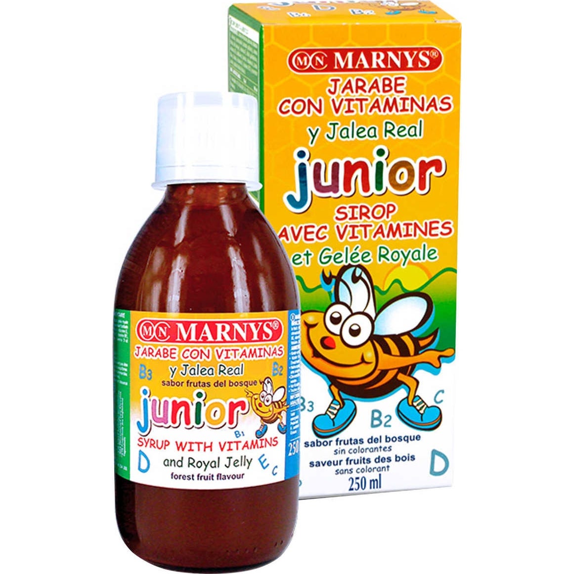 Marnys Junior Syrup Multivitamines + Gelée Royale 250ml