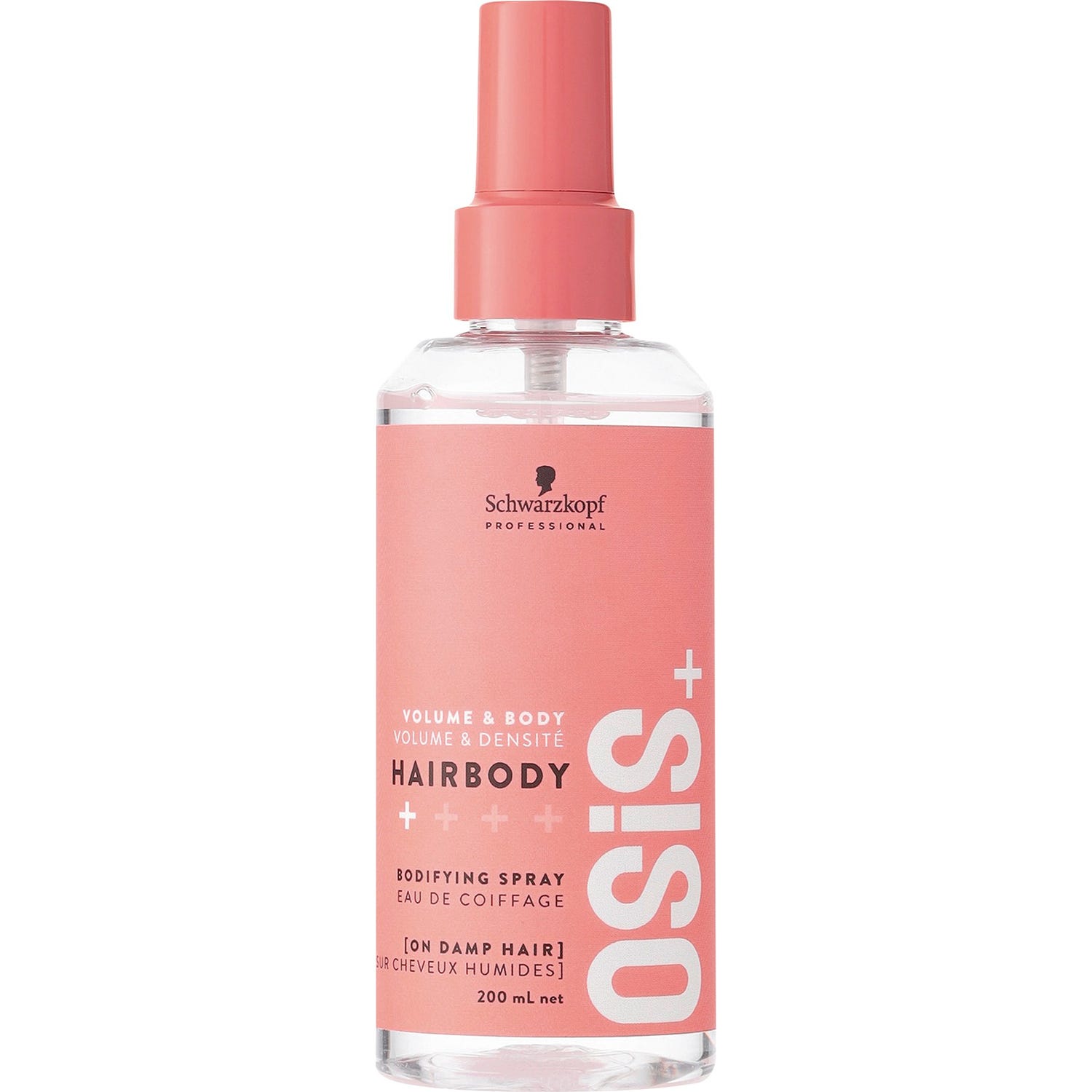 Schwarzkopf Spray Preparación Cabello Osis+ Hairbody Volumen Anti-Encrespamiento 200ml