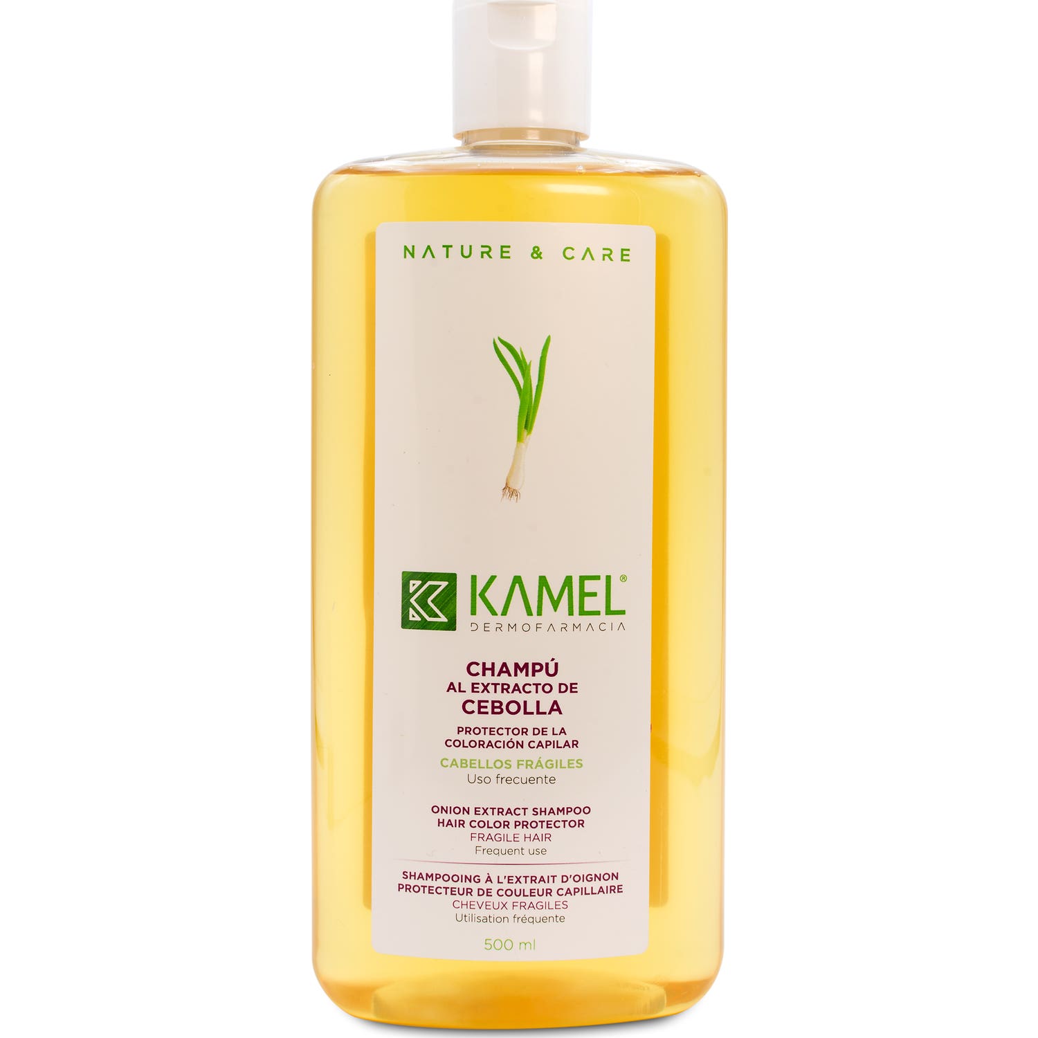 Shampooing à l'extrait d'oignon kamel 500 ml