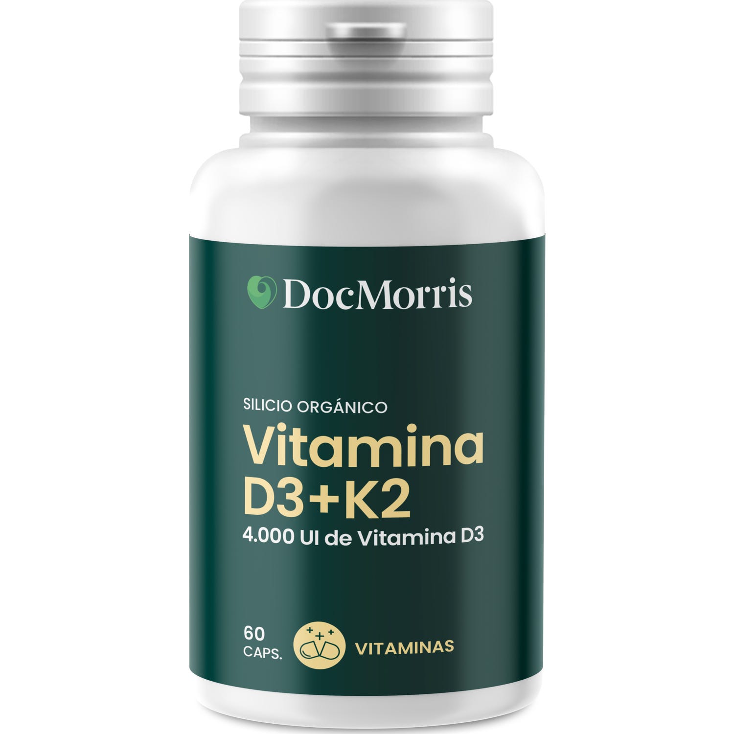 DocMorris Vitamine D3 + K2 60 Gélules