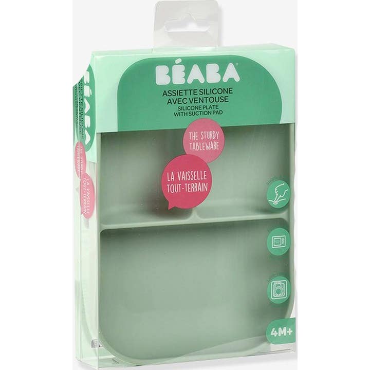 Béaba Plat Divisé Silicone Vert Sauge 1 Unité