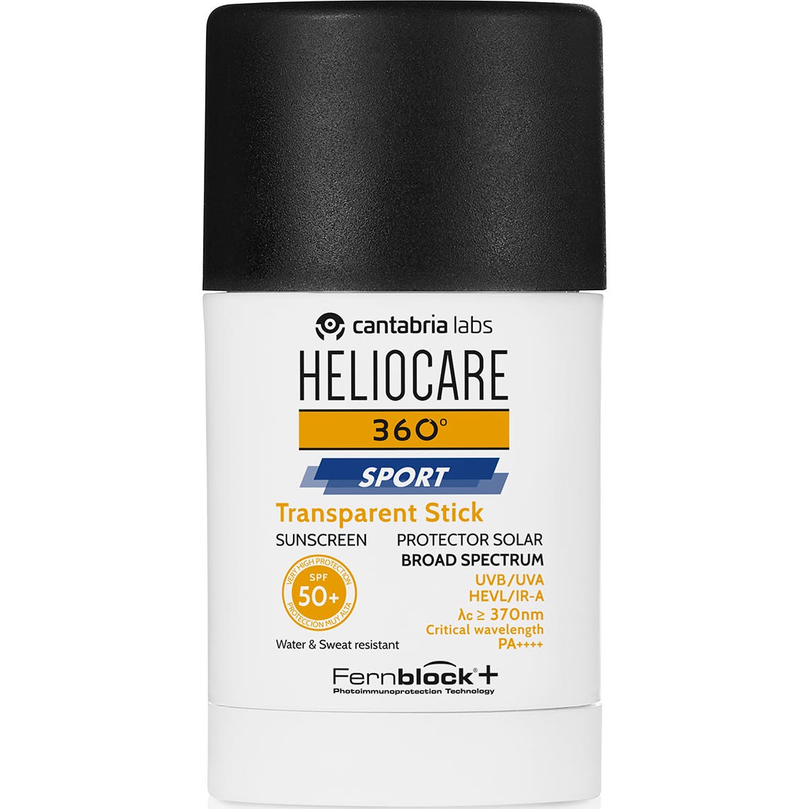 Heliocare 360º Sport Transparent Stick 1pc