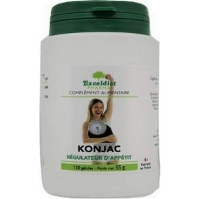 Exceldiet Pharma Konjac Régulateur D'Appétit 120 Gélules