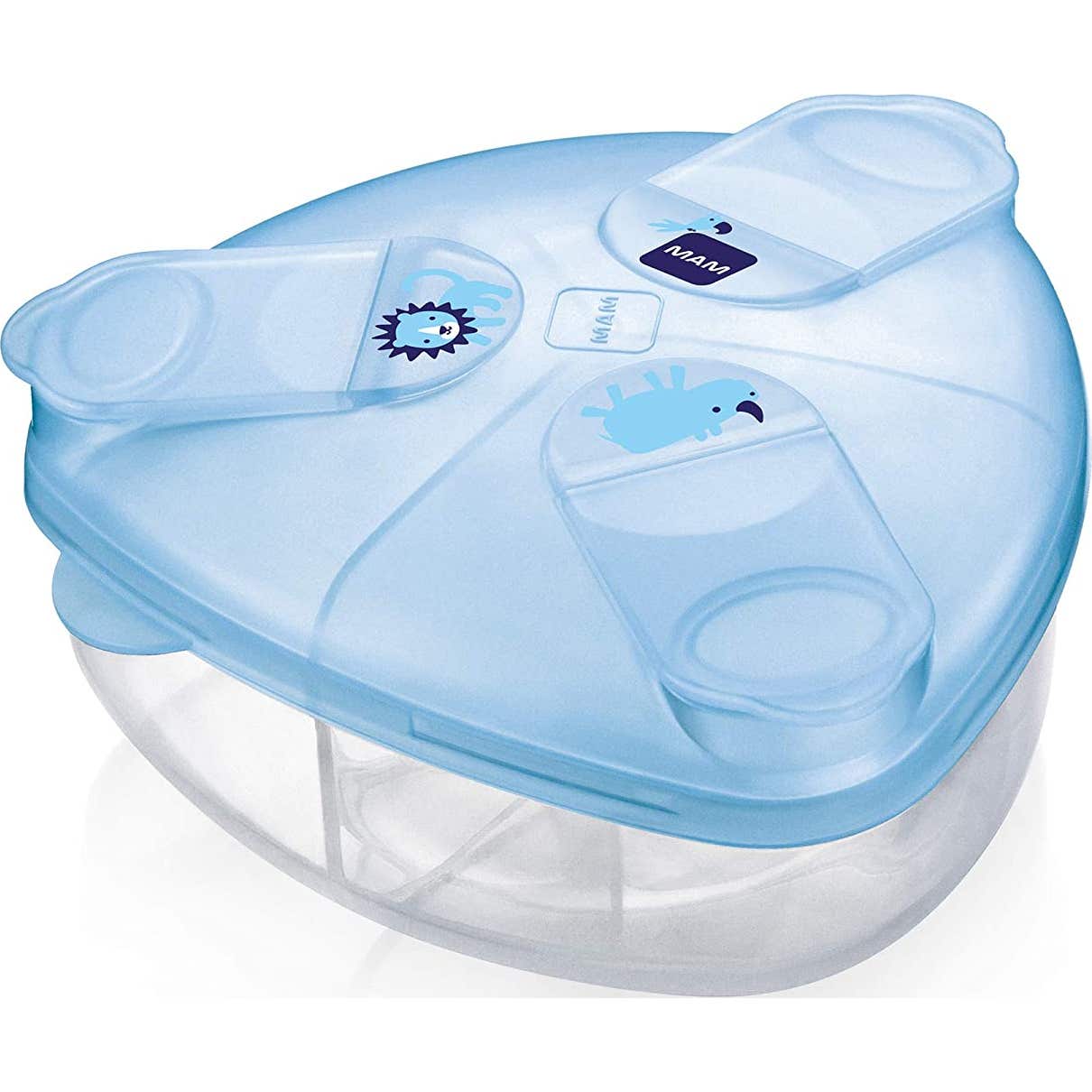 Mam Distributeur de lait en poudre pour bébé bleu 1ud
