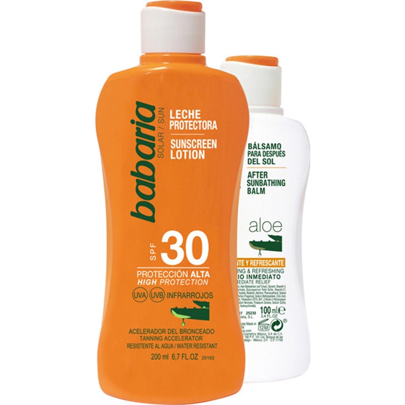 Babaria Lait Solaire Aloe Vera Spf30 200ml