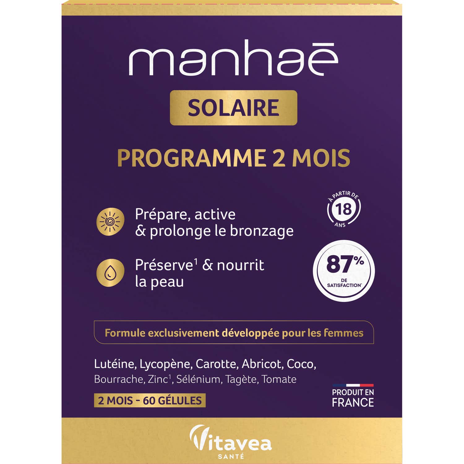 Manhaé Solaire 60 Gélules