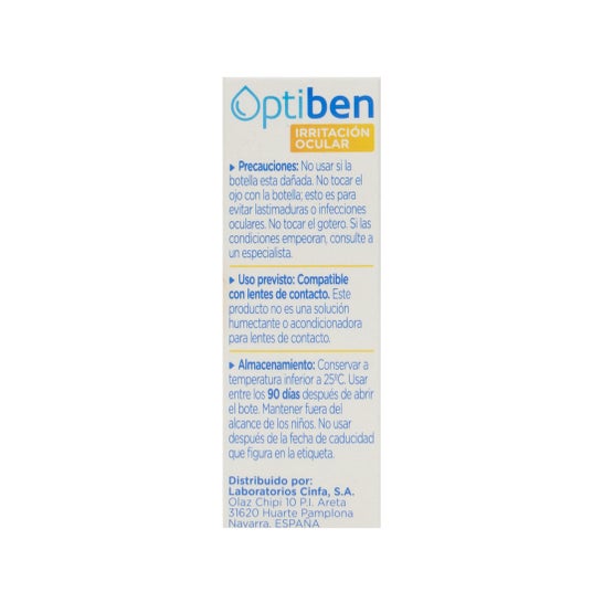 Optiben Irritation Oculaire Camomille 15ml