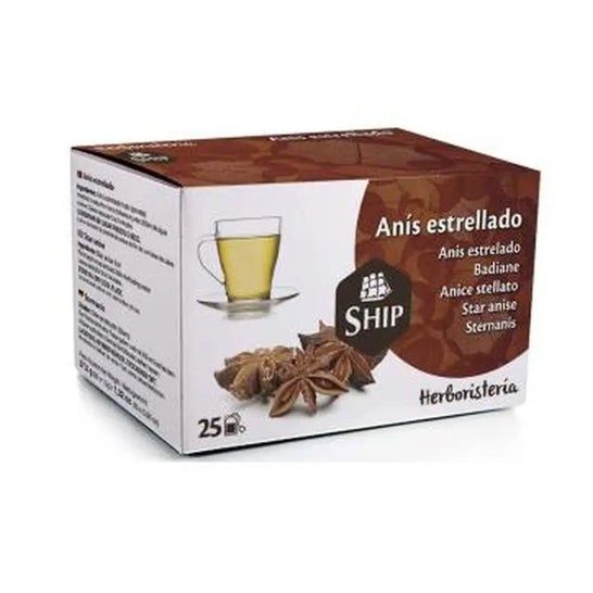 Infusion d'anis Ship Star 25 sacs Infusion d'anis Ship Star 25 sacs