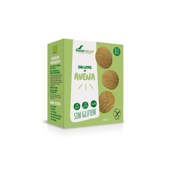 Soria Natural Biscuits à l'Avoine Sans Gluten Bio 200g