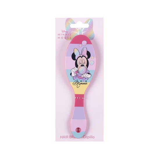 Disney Minnie Mouse Detangling Hairbrush Pink 1ut